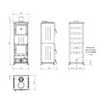 Nordica Nova Forno.16 steel s troubou - Černá